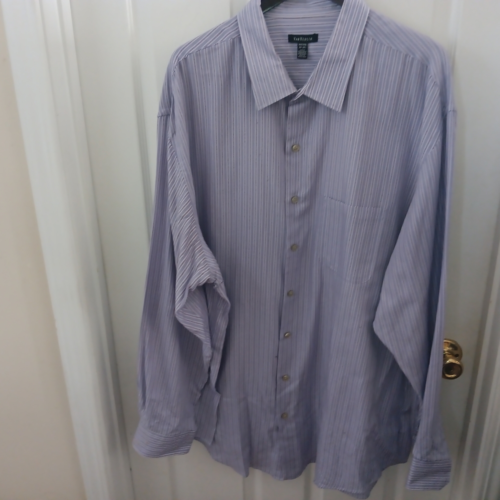 Faded Glory Striped Button-Up Shirt